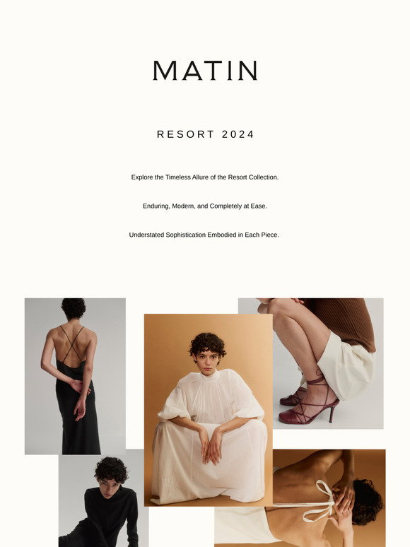 Matin Studio: back in stock - the linen cross back dress | Milled