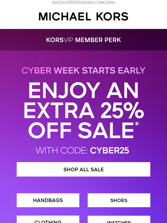 Cyber Week Early Access Is HERE⚡️