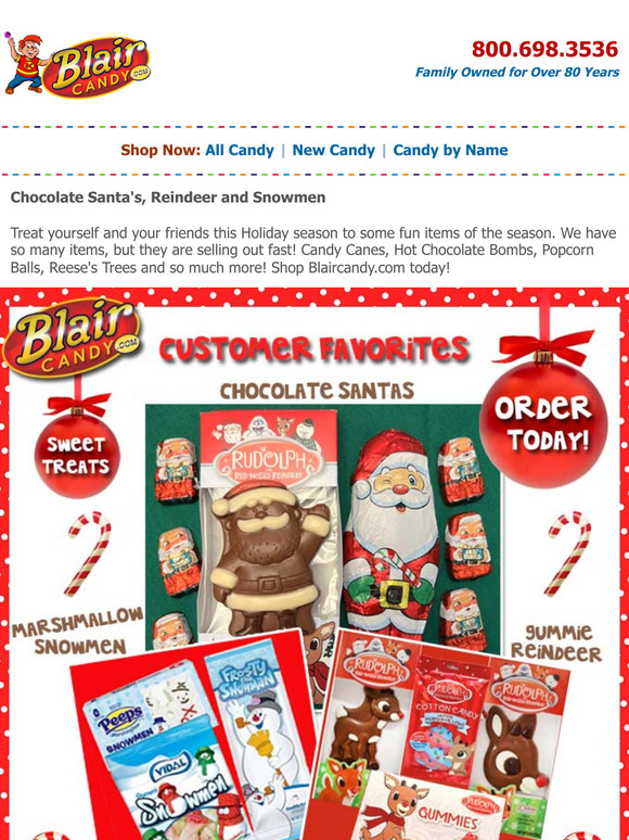 Top Holiday Candy Favorites!