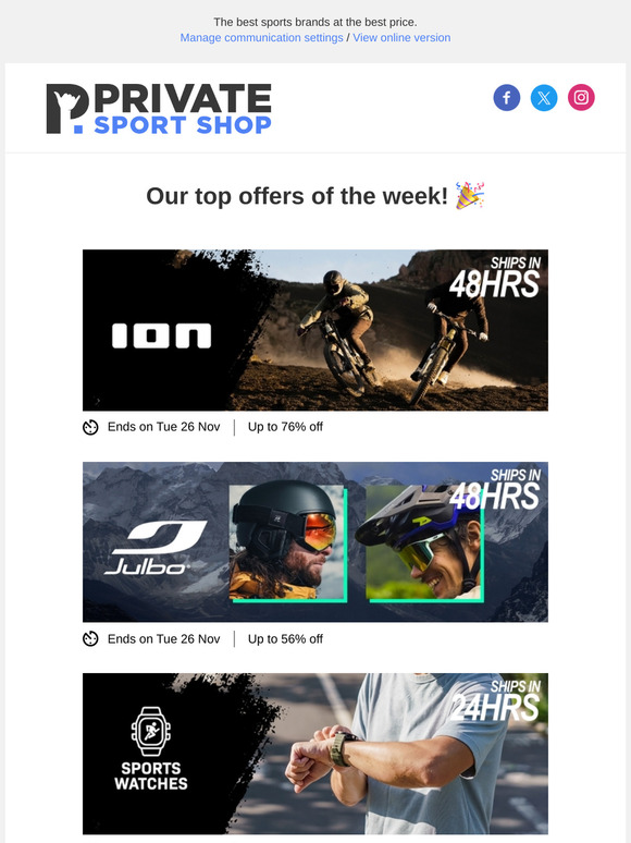 🏆 Top offers of the week!