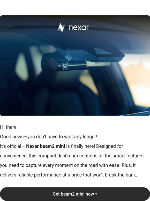Nexar beam2 mini is here!