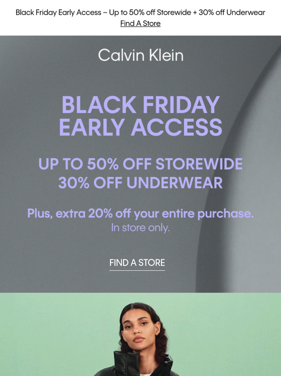 Calvin klein newsletter discount deals