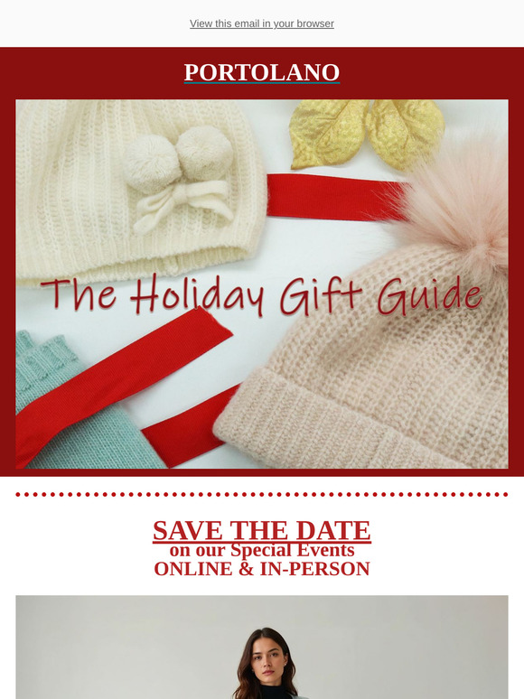 GIFT GUIDE+SAMPLE SALES Special Events