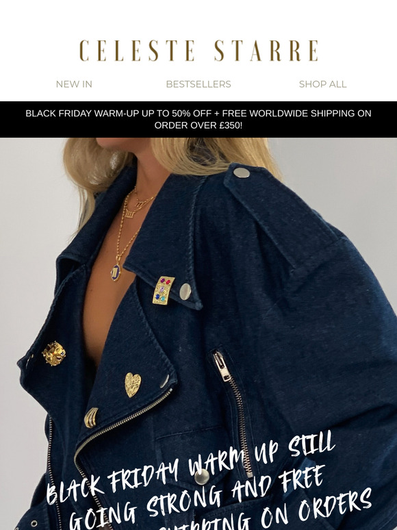 Black Friday Warm-Up: Up to 50% Off + Free Shipping! 💘