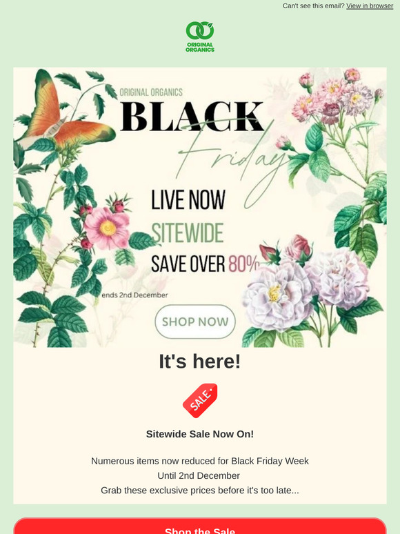 —, SALE now on!