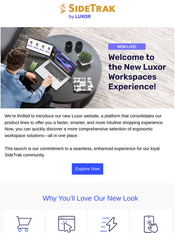 Your New SideTrak Experience is Here!
