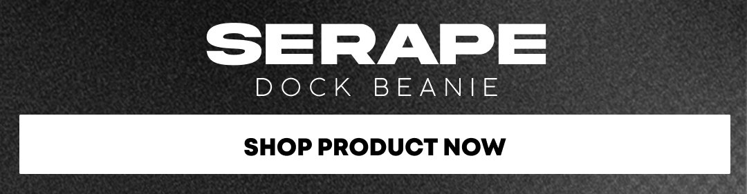  Serape Dock Beanie- Black & Gray