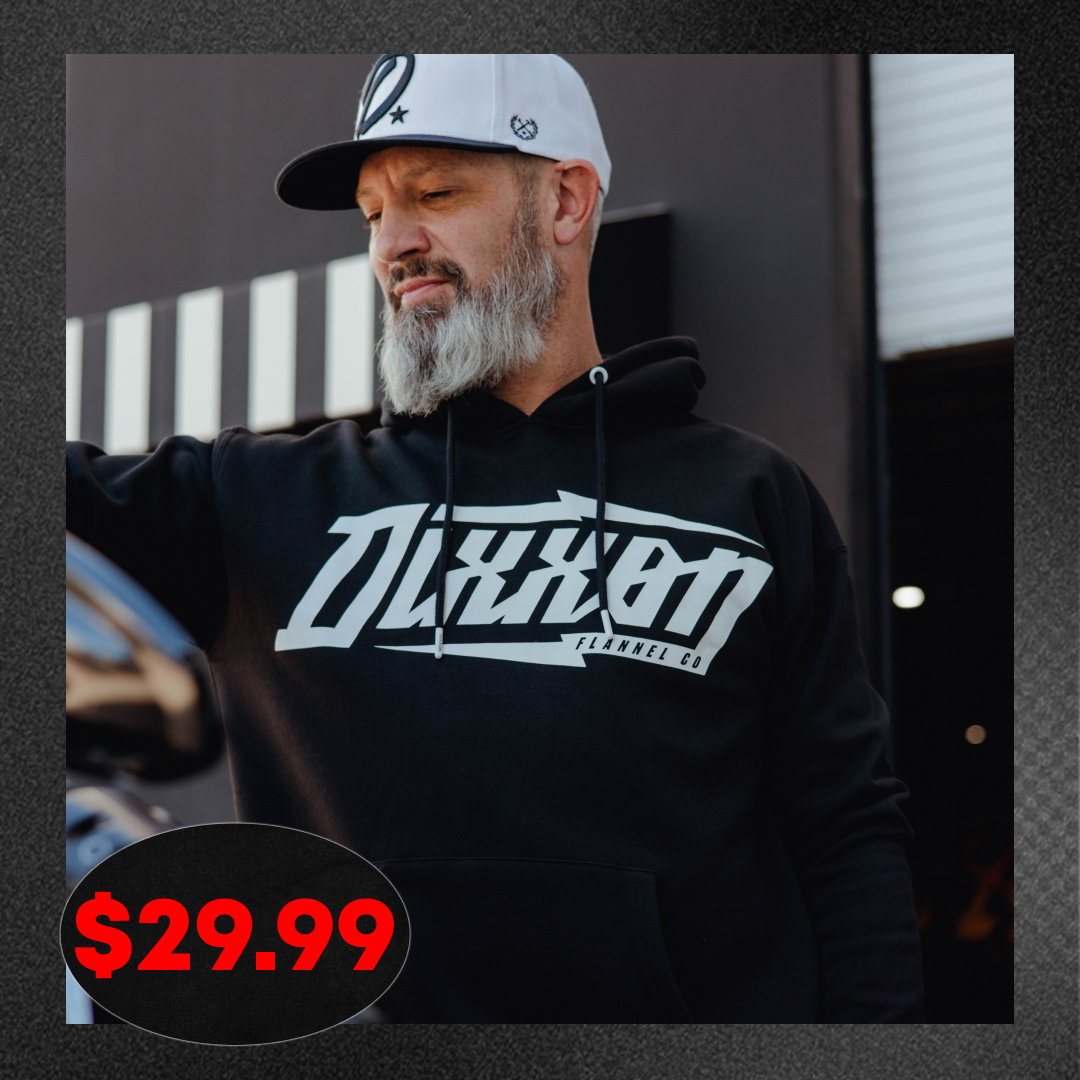 Bolt Pullover Hoodie - Black