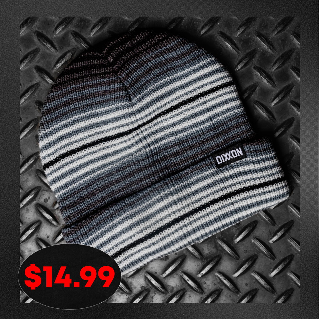  Serape Dock Beanie- Black & Gray