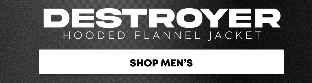 Men's Destroyer Hooded Flannel Jacket