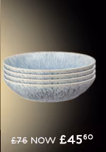 Halo Speckle 4 Piece Pasta Bowl Set