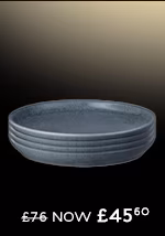 Dark Grey Speckle Set Of 4 Coupe Dinner Plates