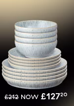 Halo Speckle 12 Piece Coupe Tableware Set
