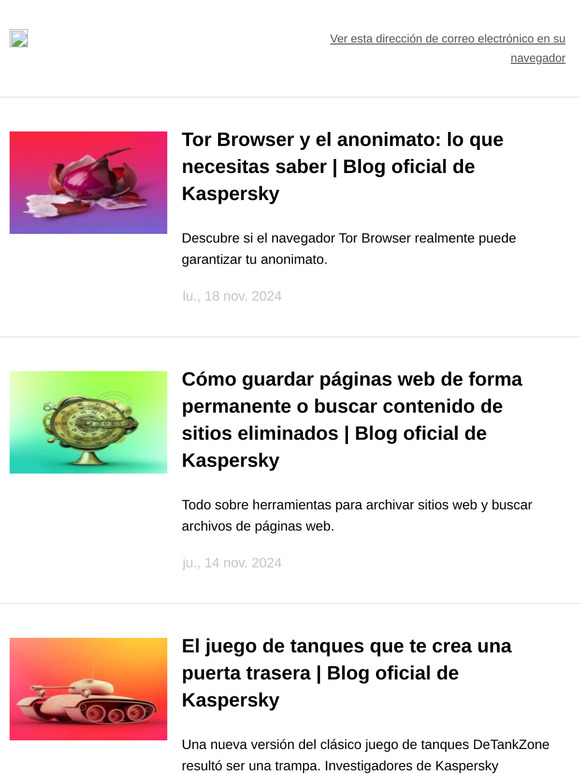 Blog oficial de Kaspersky