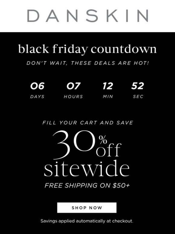 Don't miss 30% Off your entire purchase!