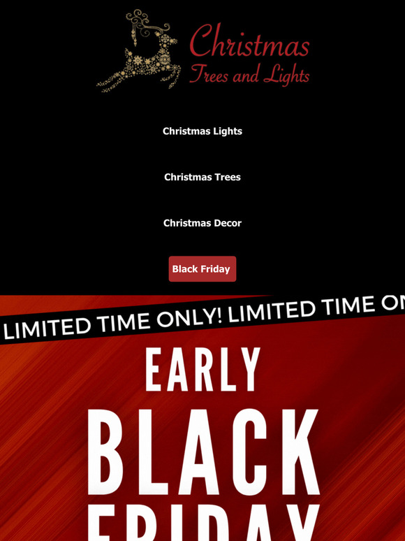 Exclusive Early Black Friday Christmas Sale!
