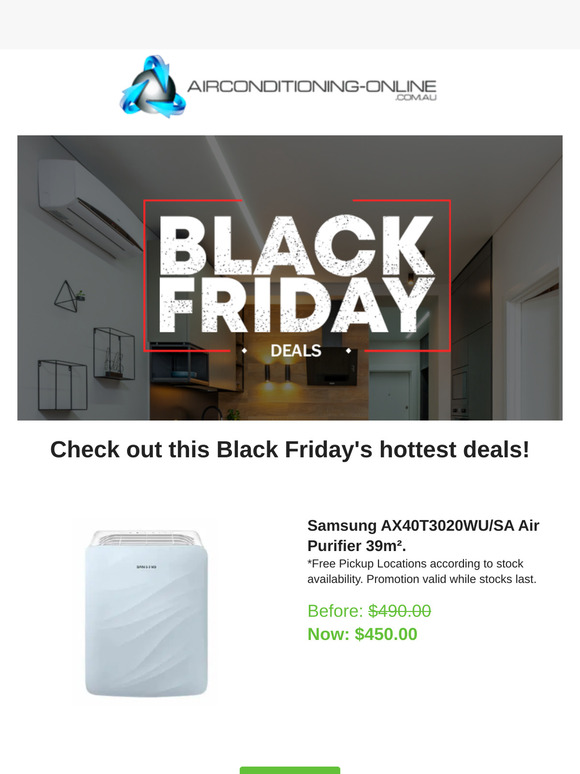 Unbeatable Black Friday Air Conditioning Deals – Limited Time Only! 🏷️