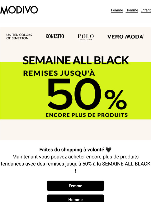 SEMAINE ALL BLACK ⚫ plus de produits
