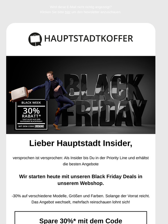 HAUPTSTADT INSIDER – Black Friday Deals am Start 🤩