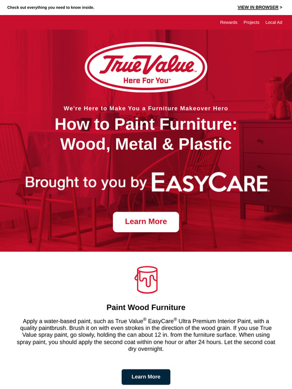 How to Paint Furniture: Wood, Metal & Plastic 🪑🖌️