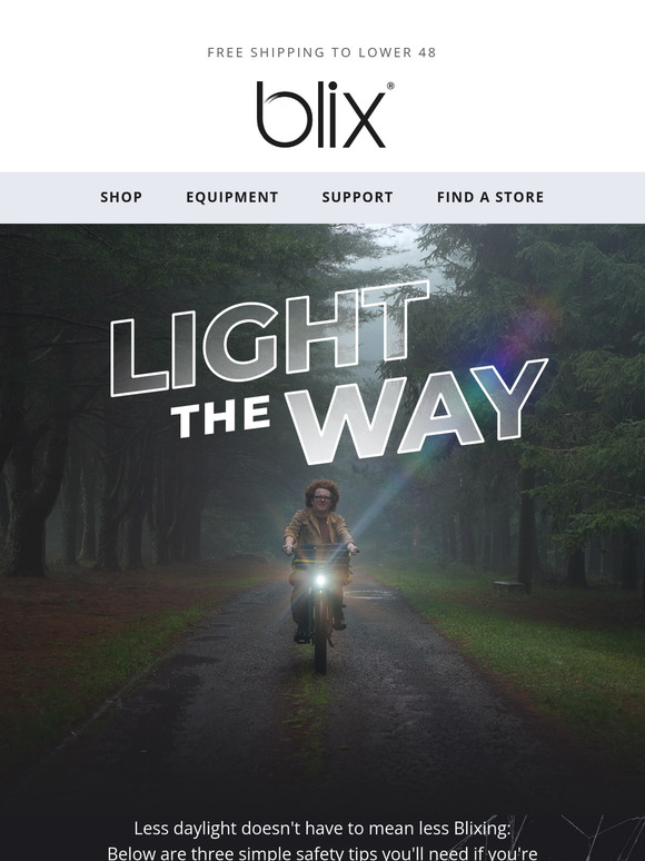 New Safety Features for Riding in the Dark