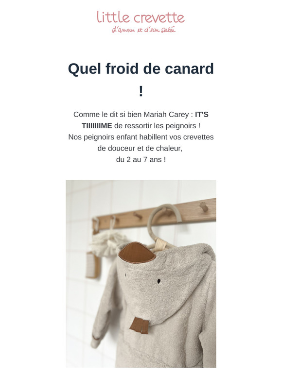 Mettez vos crevettes au chaud !​☃️