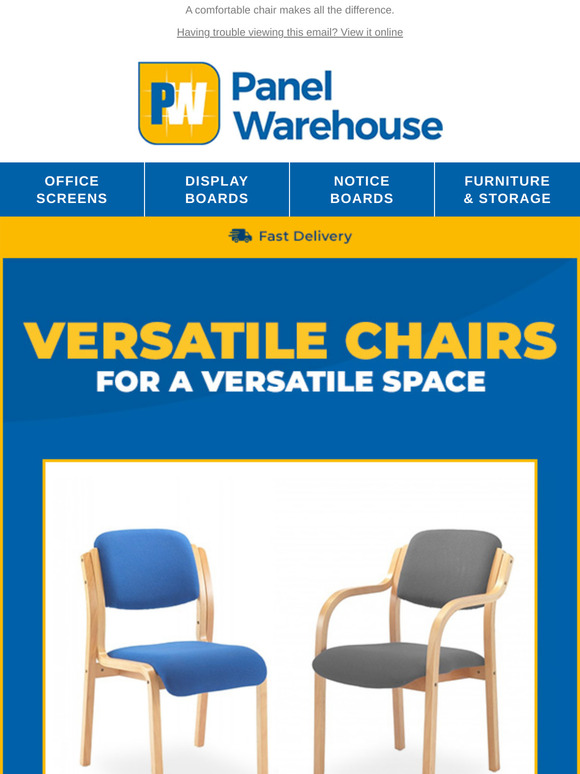 Versatile chairs for a versatile space