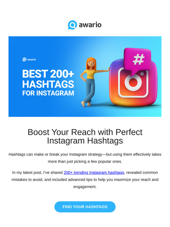 200+ Trending Hashtags for Instagram