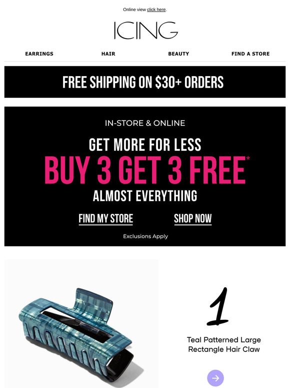 —! Buy 3 get 3 freeee 👀