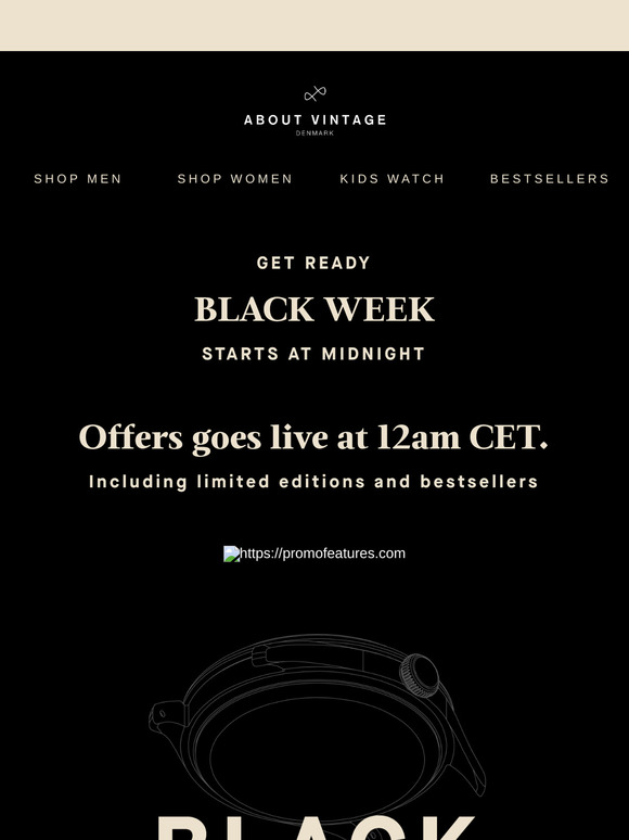 ⚫️Black Week Starts at midnight