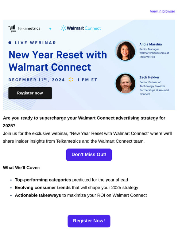 Unlock 2025 Success with Walmart Connect and Teikametrics