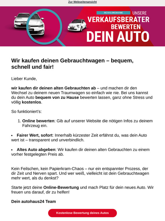 Platz für Neues: Wir kaufen dir deinen Gebrauchten ab!