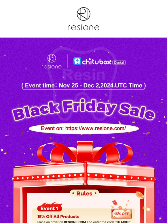 The Black Friday promotion will run from November 25 to December 2. UTC time