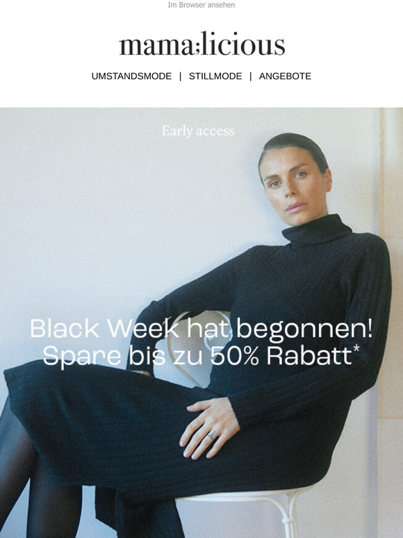 Pre-access zur BLACK WEEK hat begonnen!🖤