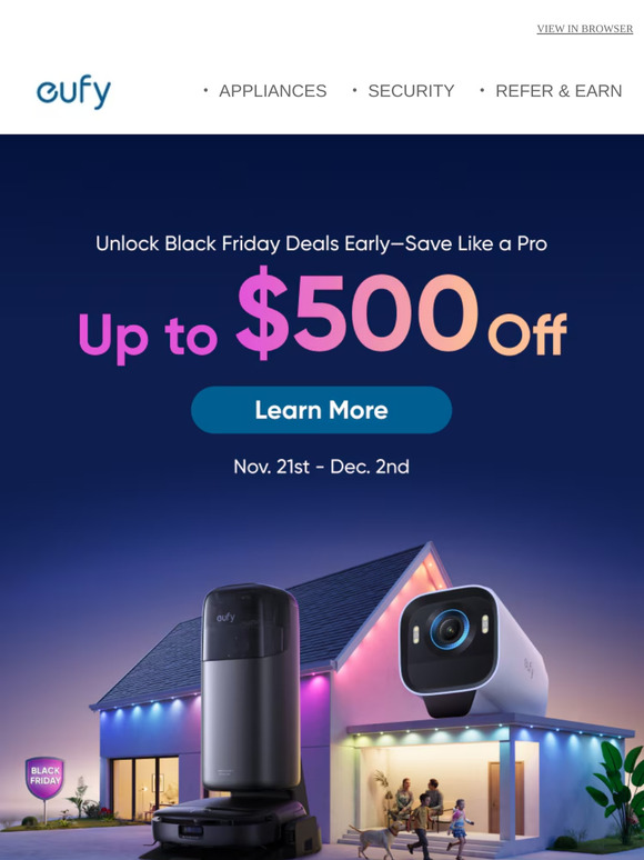 eufy eufy Black Friday Save Big, Get More Milled