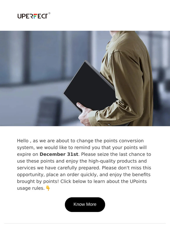 Your UPoints are about to Expire, Grab Your Last Chance!
