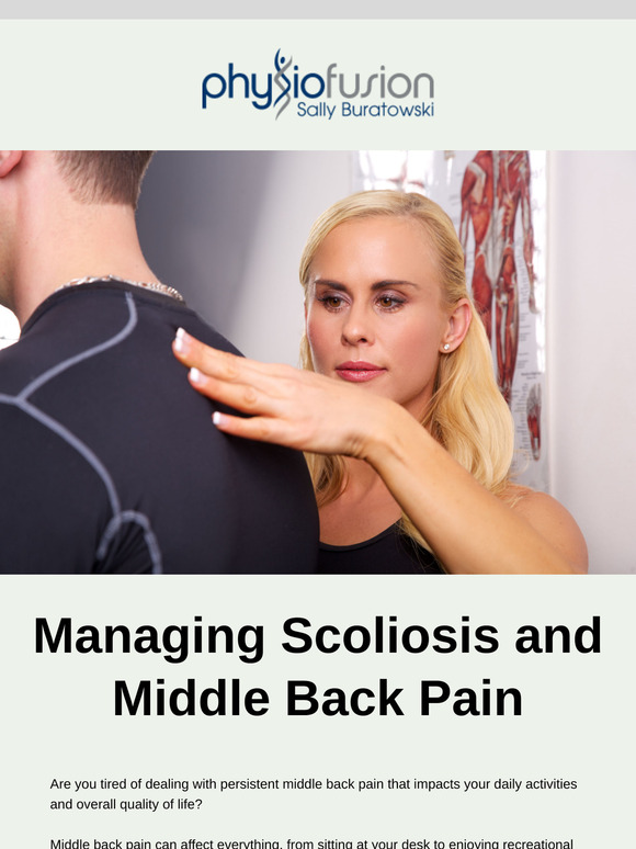Say Goodbye to Middle Back Pain with Physiofusion's Proven Techniques