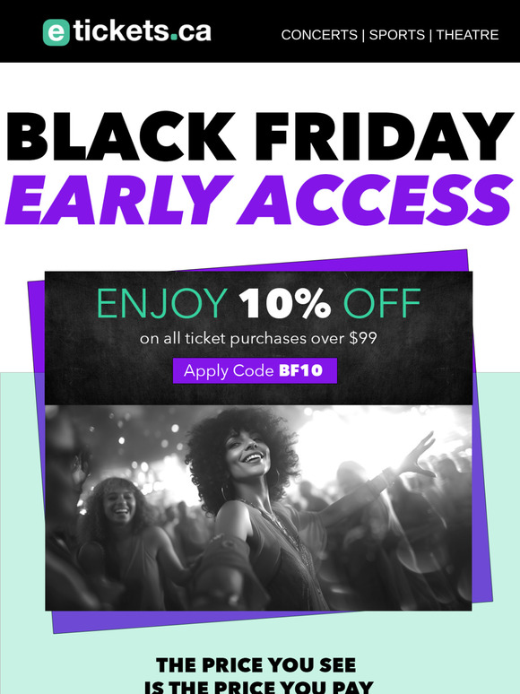 BLACK FRIDAY EARLY ACCESS!