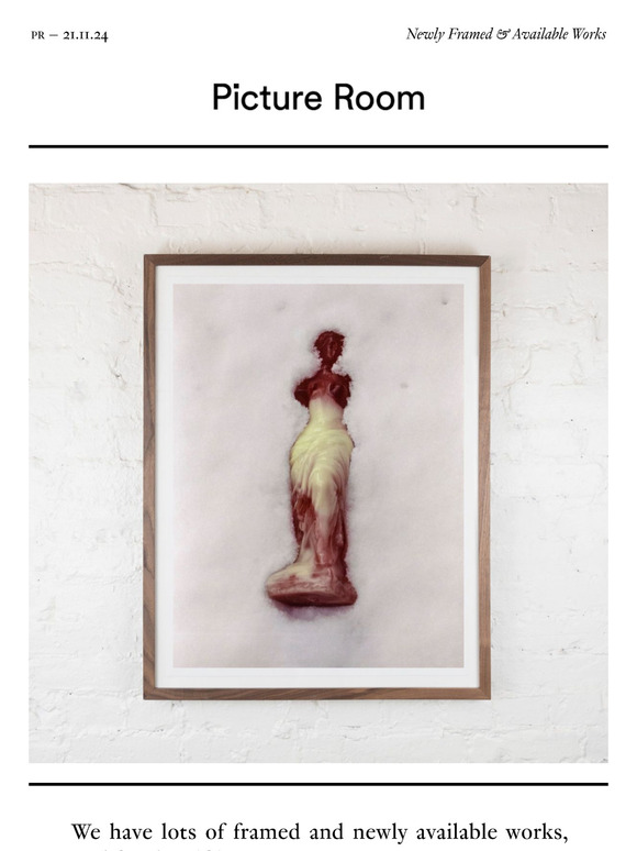 Newly Framed & Available Works