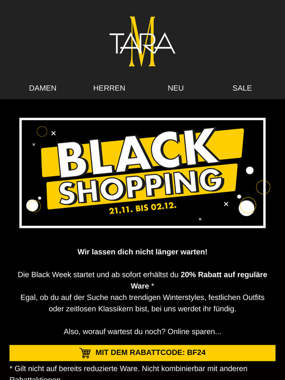 Back Week: 20% Rabatt