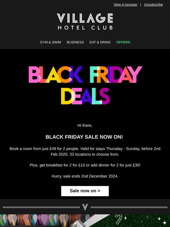 Black Friday sale now on! ⏰