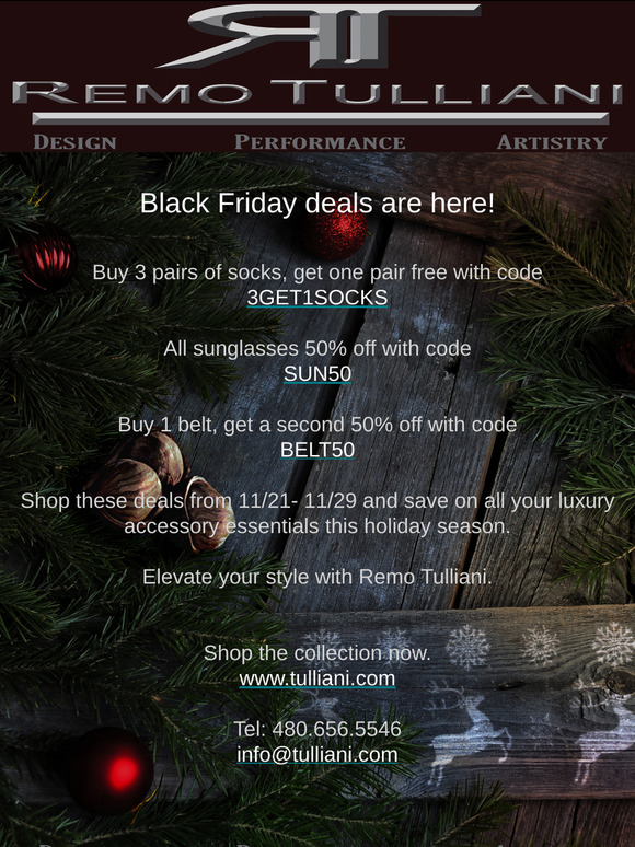 Black Friday Deals are Here Early!