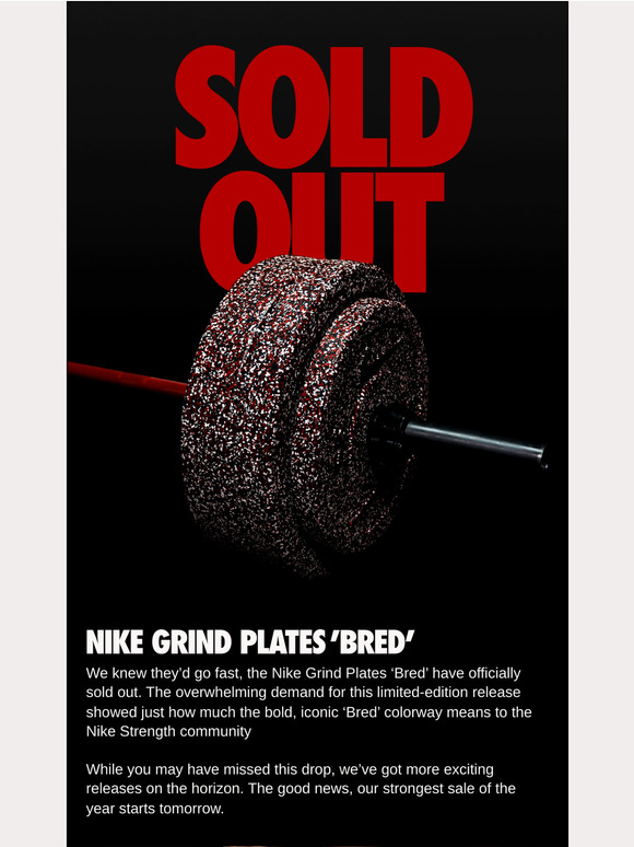 why is nike by you sold out