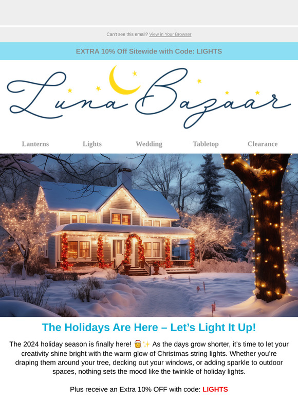 Christmas Holiday Lighting Sale 🎄