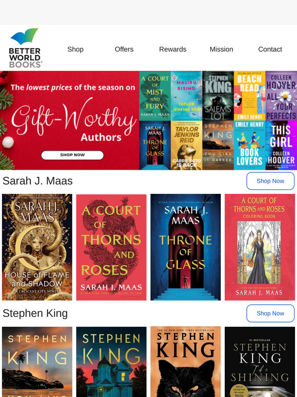 Unbeatable Prices on Gift-Worthy Authors!