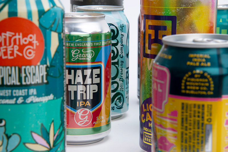 craft beer cans