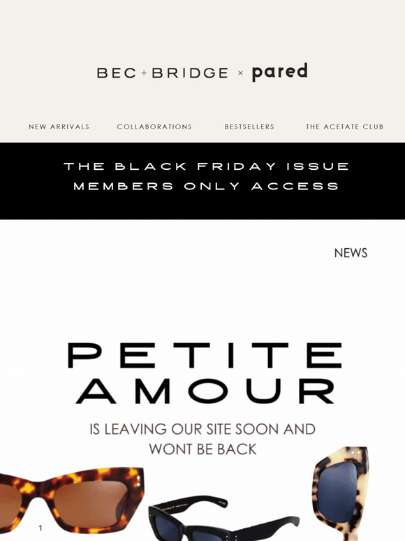 Farewell to Petite Amour and Big Mamma