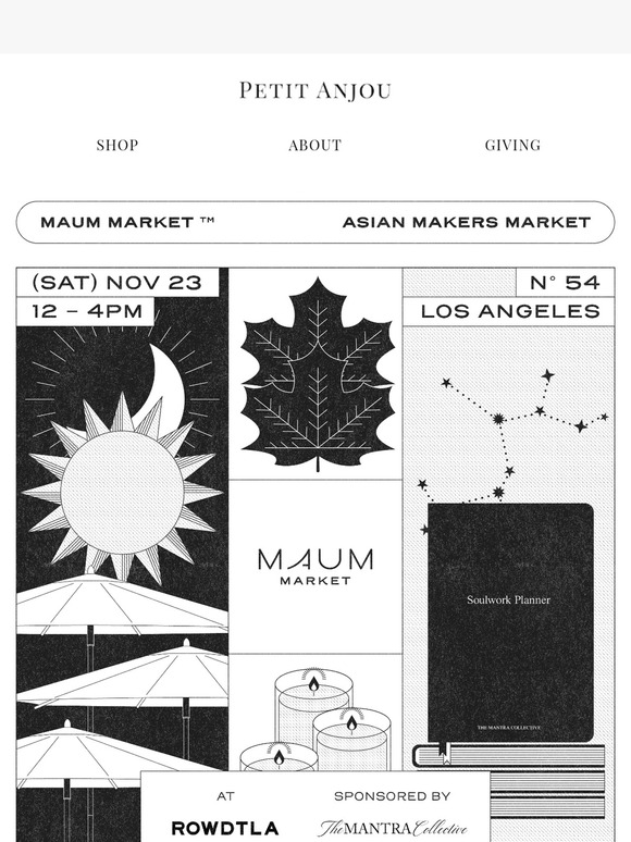 I'll see you at MAUM Market this Saturday!