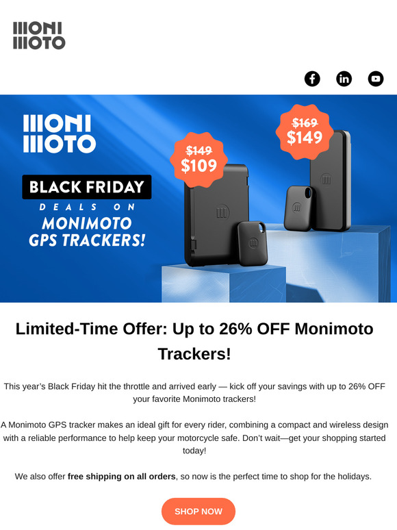 SALE IS ON: Don't miss our Black Friday Deals!