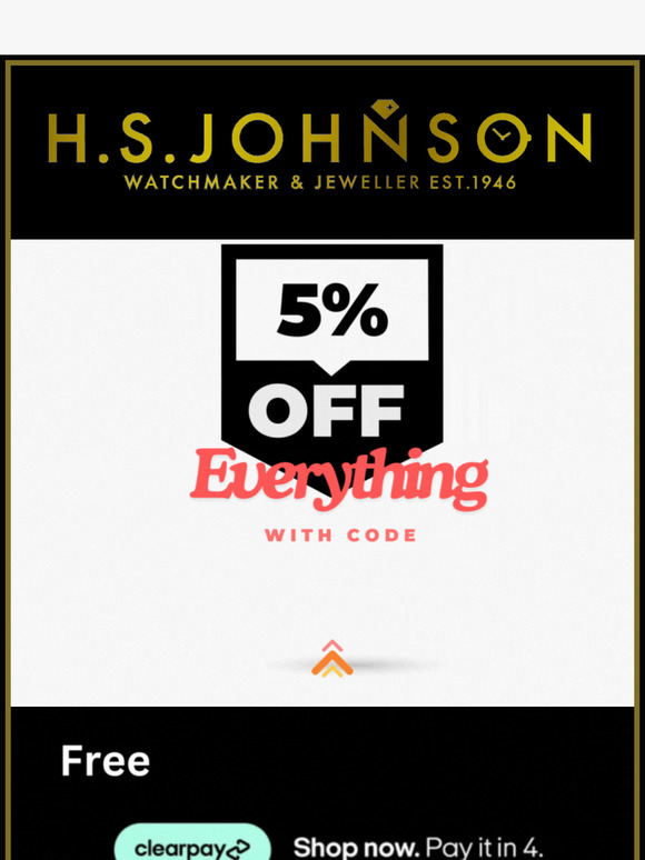 ◼️ 5% off Early Black Friday Offer store wide ◼️